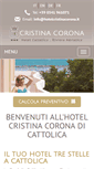Mobile Screenshot of hotelcristinacorona.it